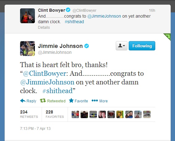 clint congrats for Jimmy